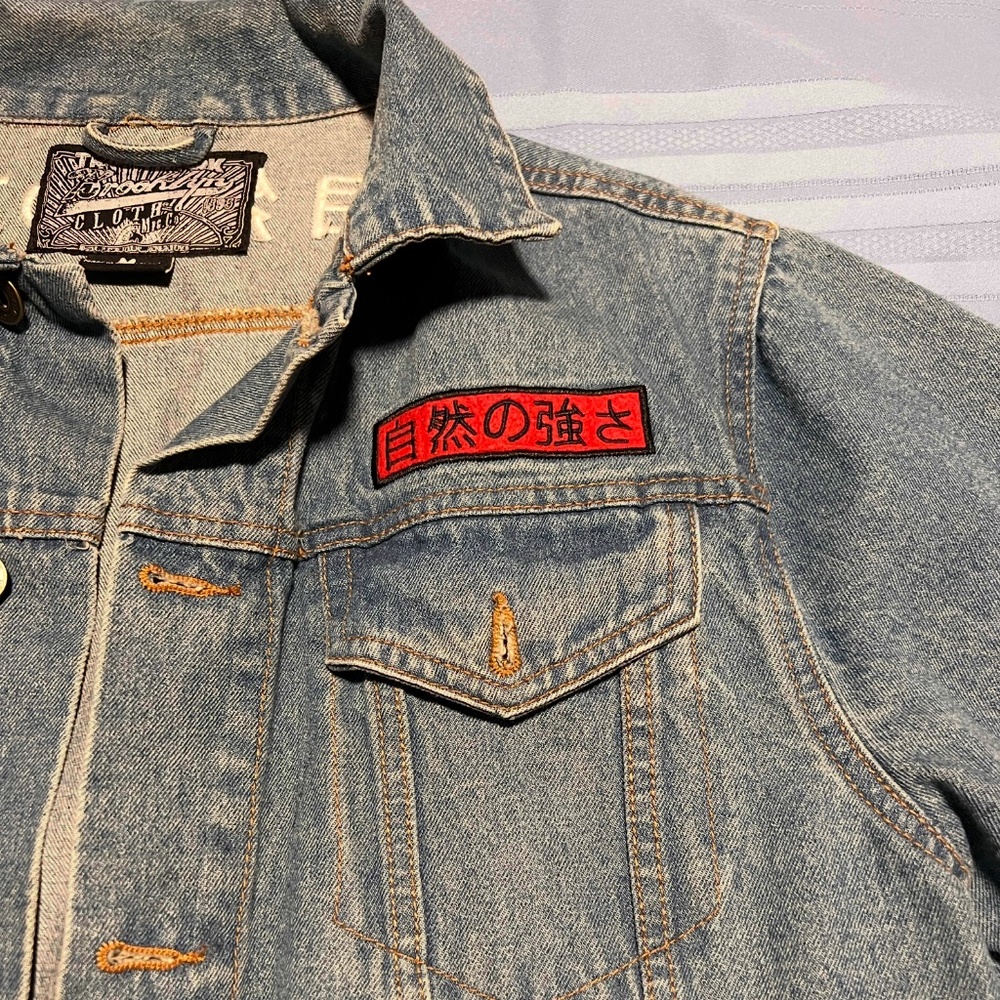 Custom Designed Denim Jacket Medium - Picture 4 of 10